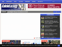 Tablet Screenshot of calciolaziale.com